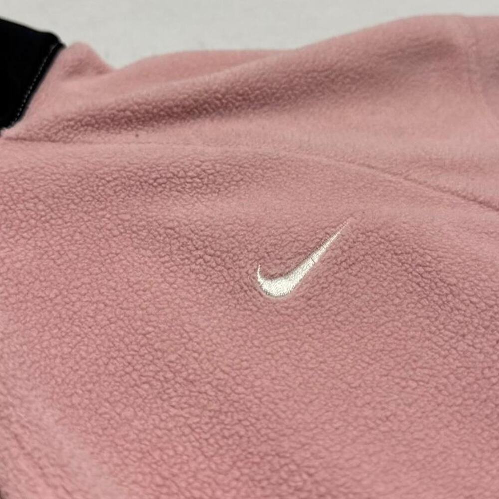 Pink Vintage Nike quarter zip womens sweatshirt in a Small embroidered logo - Picture 3 of 8